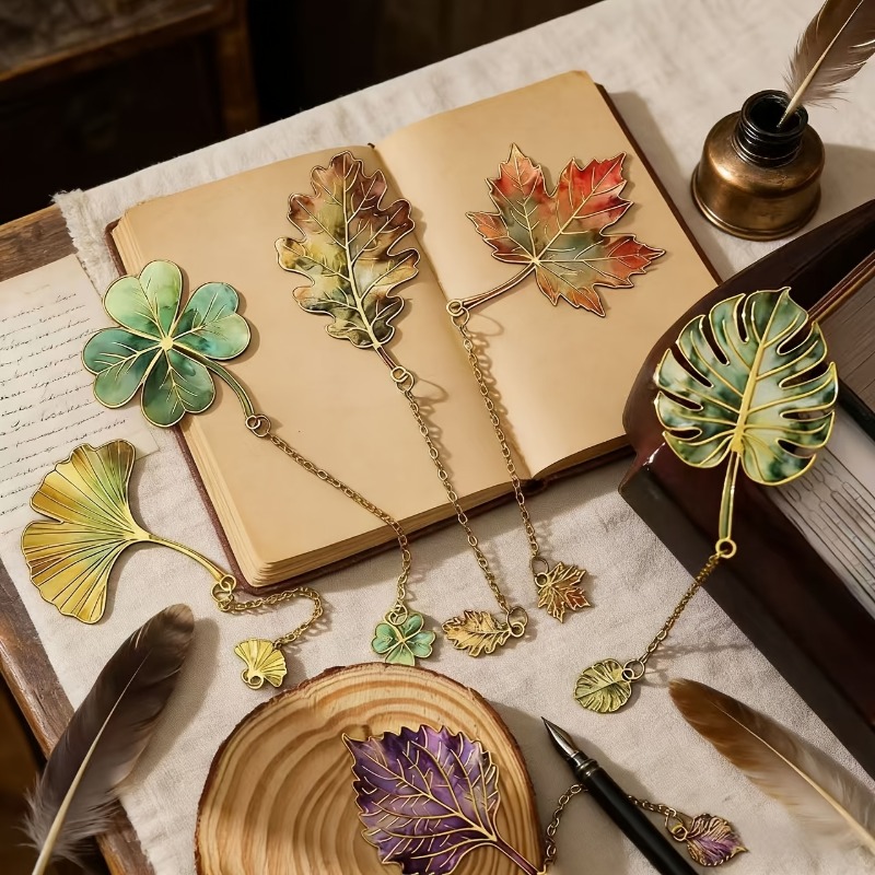 Dried Flower Bookmark - 1 szt. Zabytkowa zakładka do książki