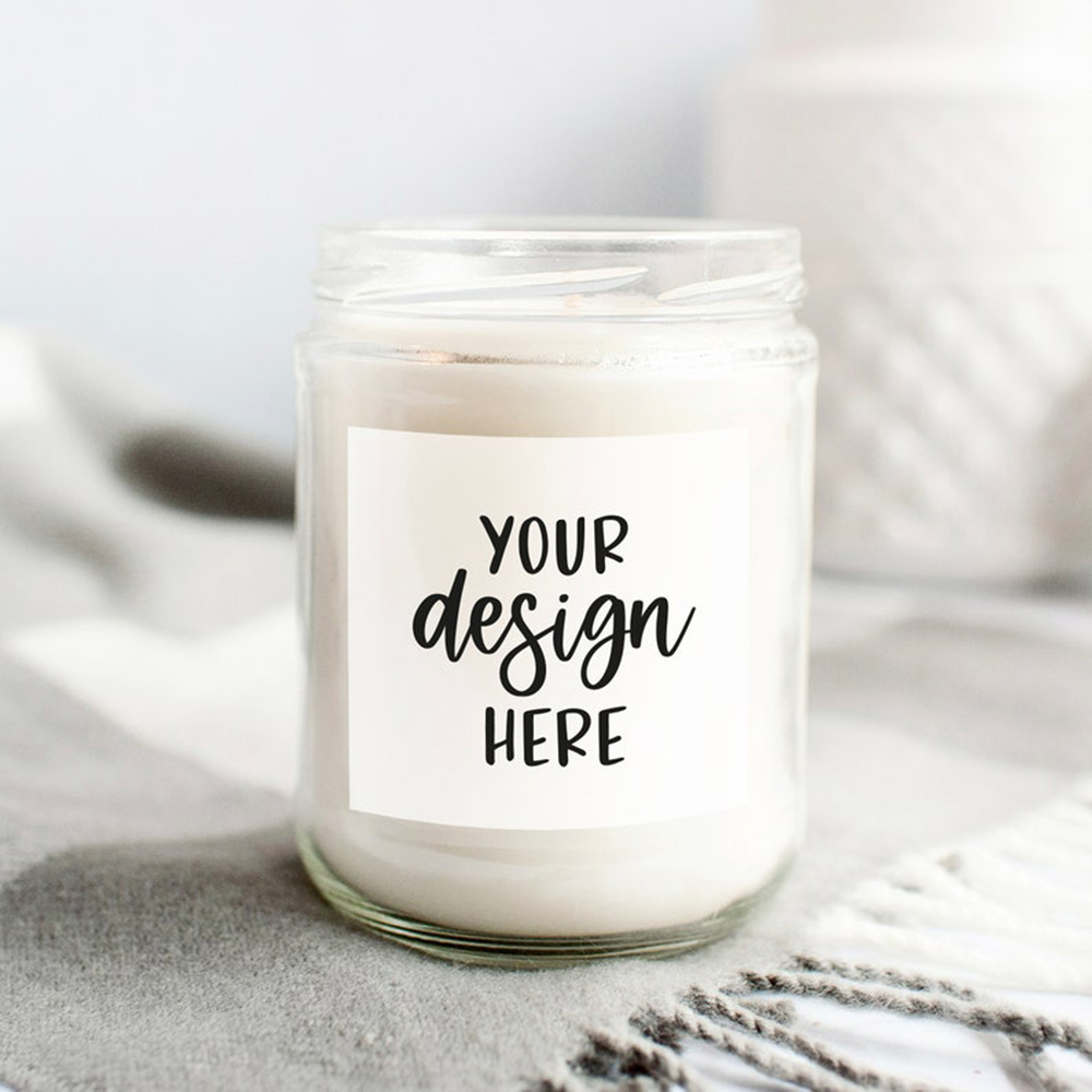 Personalised Candle Label - 30 szt. - 50mm Personalizowane naklejki