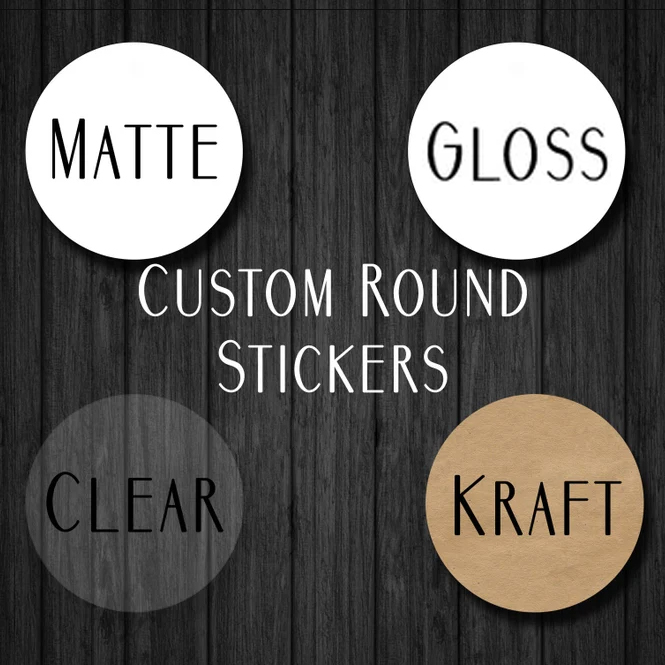 Personalised Candle Label - 100 SZTUK Niestandardowe naklejki z logo