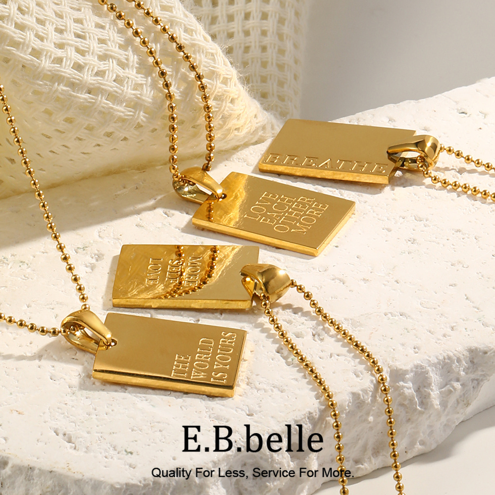 Birth Flower Necklace - E.B.belle Stylowy Hip Hop Osobisty Grawerowany