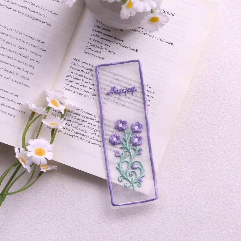 Kreatywne, przezroczyste zakła – Dried Flower Bookmark recenzja i cena