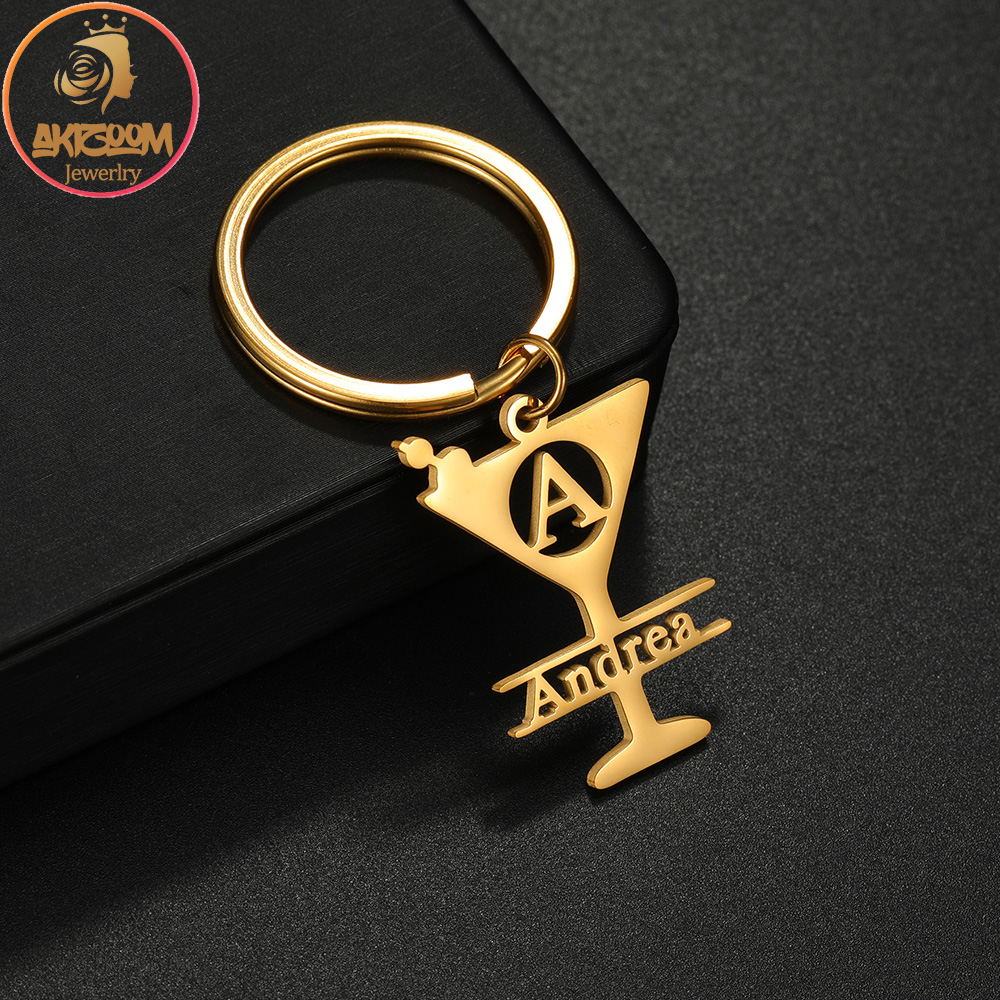 Akizoom Brelok z Własnym Imien – Initial Ring Custom recenzja i cena
